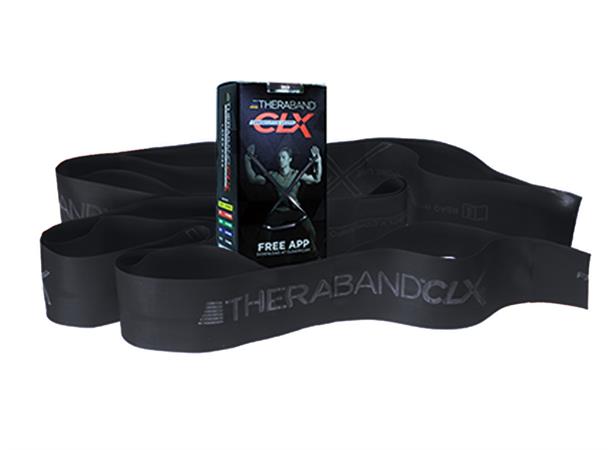 Thera-Band® CLX Band 22 m Spesielt tung - Svart